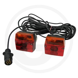 Set lampi semnalizare prindere magnetica cu cablu 7 pini