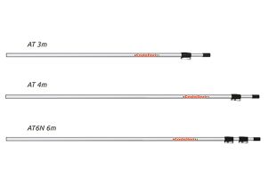 Bara telescopica din aluminiu seria “AT” Castellari 4m