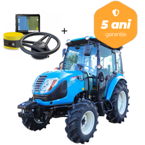 Tractor LS model MT3.60, 60 CP, motor Mitsubishi, Tier V, tractiune 4x4 cu cabina, GPS FieldBee Power Steer si statie emisie semnal RTKGNSS L2 