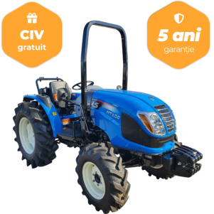 Tractor LS model MT3.50, 50 CP, motor L3CRV-T9A- Mitsubishi, Tier V, tractiune 4x4 cu cadru ROPS