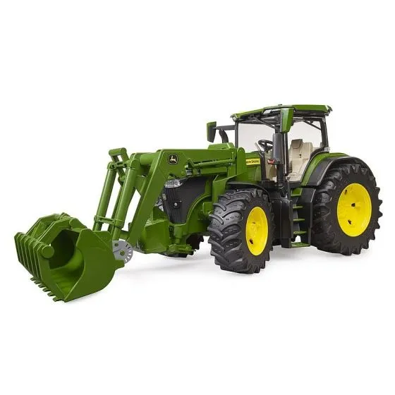 John Deere 7R 350 tractor jucarie cu incarcator frontal Bruder
