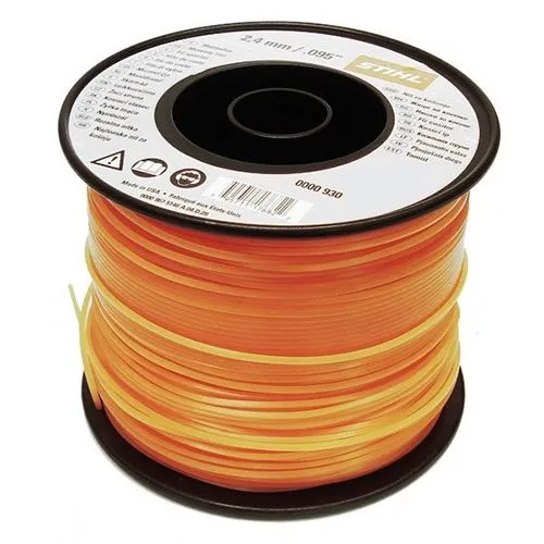 Fir nylon rotund STIHL 2.4mm x 420m Portocaliu - Magazia lu' Costica