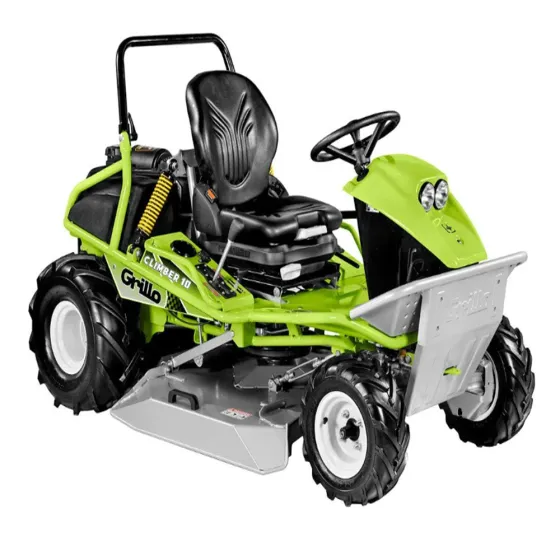 Tractoras de tuns si tocat gazonul pe benzina Grillo Climber 10