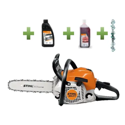 Pachet drujba STIHL MS 211 40cm 1.3mm + kit ulei 2T + ulei lant