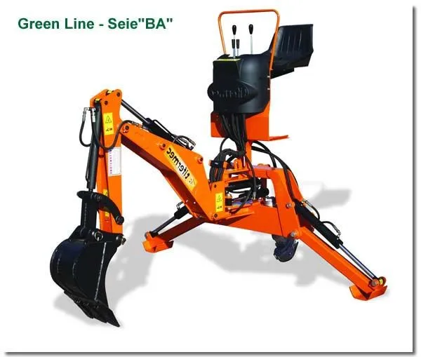 Retroexcavator Tifermec model Greenline, 13-15 CP - Magazia lu