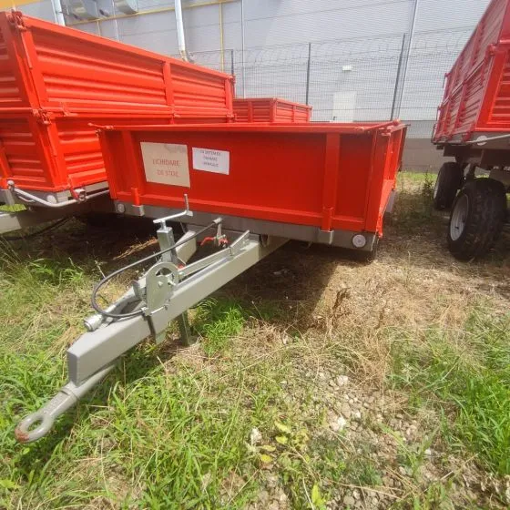 Remorca monoaxa Bicchi model B125P cu franare hidraulica, produs