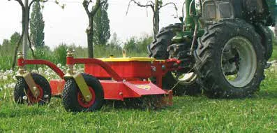 Cositoare cu 2 tamburi Zanon, pentru motocultoare, model ZRA