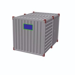 Fereastra fara obloane 300x577mm pe peretele din spate