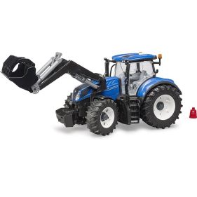 New Holland T7.315 tractor jucarie cu incarcator frontal Bruder
