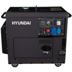 Generator de curent monofazat cu motor diesel HYUNDAI DHY8601SE, 6KW