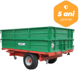 Remorca Monoaxa Bicchi, Basculare Trilaterale model BRT502