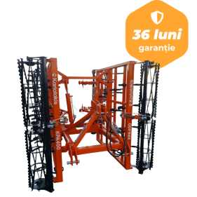 Cultivator Kariotakis, pliabil hidraulic, model KPA400, 100-150 CP,  produs nou, stoc Ploiesti, matricola 2022