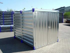 Container 2,25 m cu usa dubla in fata, 2,25m x 2m