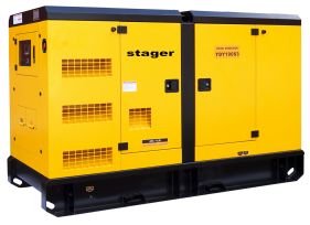 Generator curent electric diesel Stager YDY100S3 Generator insonorizat, trifazat 91kVA, 131A, 1500rpm