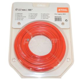 Fir nylon rotund 2.7mm x 72m Stihl