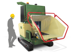 Tocator crengi si  resturi vegetale R340, Negri, motor Kohler KDI1903TCR, omologat, cu sistem de control multifunctional si NO STRESS