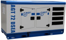 Generator de curent trifazat AGT 72 DSEA, isonorizat, 69 kVA + Automatizare ATS76SI/12