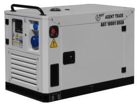 Generator de curent monofazat AGT 10001 DSEA, isonorizat, 9.6 kVA