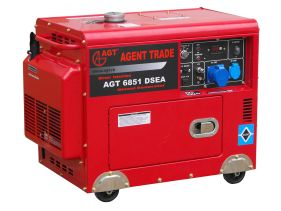 Generator de curent monofazat AGT 6851 DSEA, isonorizat, 5 kVA