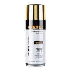 Spray vopsea Pretul,auriu metalizat, Truper