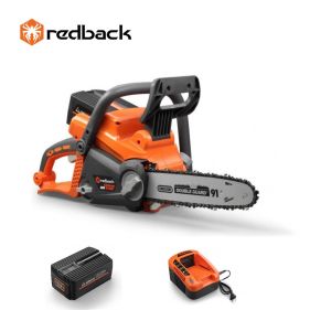 Set Redback ferastrau cu lant 12" E212C 40V + acumulator Li-Ion EP60 40V/6Ah + incarcator rapid EC50 40V/5A