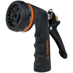 Pistol de stropire comfort grip , 8 jeturi de stropire, conexiune cu filet metalic, Truper