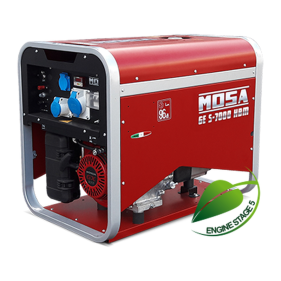 Generator de curent, monofazat, tip carcasate, MOSA GE S-7000 HBM