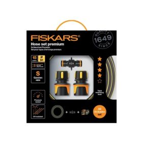 Set furtun Fiskars Premium 15m 9mm