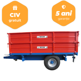 Remorca monoax Bicchi model BRT550