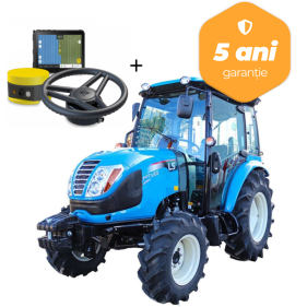 Tractor LS model MT3.60, 60 CP, motor L3CRV-T7-Mitsubishi, Tier V, tractiune 4x4 cu cabina, GPS FieldBee Power Steer si statie emisie semnal RTKGNSS L2 