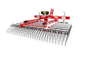 Grebla pentru gazon Redexim model Verti-Rake 200, 208 cm