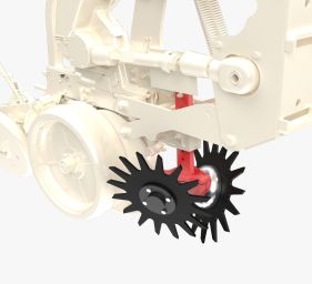Tocator (separator) resturi vegetale pentru semanatoare - Trashwheel
