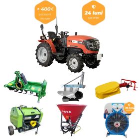 Pachet tractor VST model FIELDTRAC 927, 24 CP + utilaje 