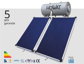 Incalzitor solar de apa Howat, boiler 160 litri cu doua panouri solare de 100 * 150 cm