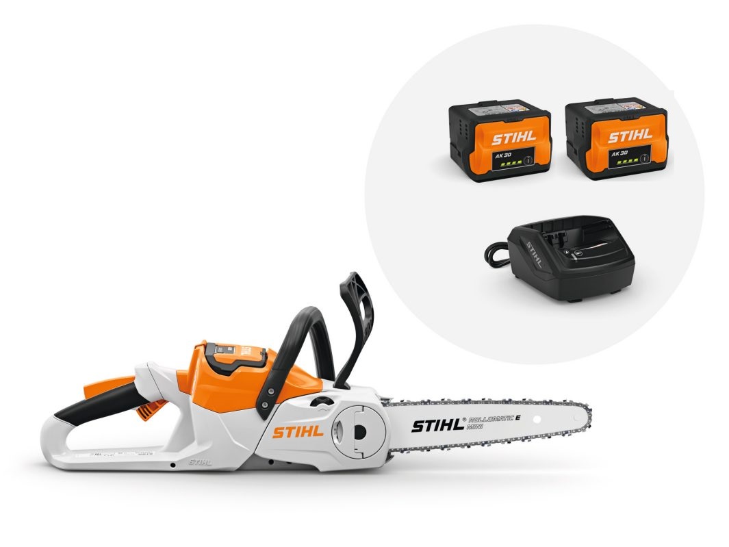 Imagine pentru Set drujba cu acumulator STIHL MSA 70 CB cu 2 baterii AK 30 si incarcator AL 101