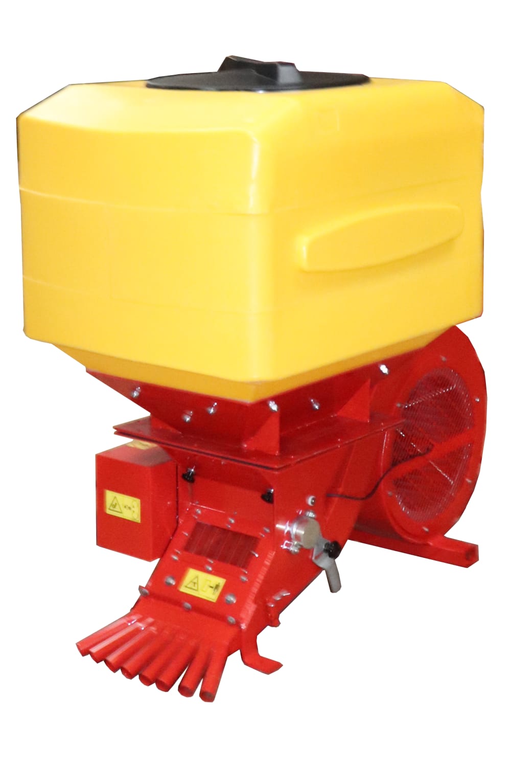 Imagine pentru Sistem de distribuire ingrasaminte Technik Plus Turbo Jet 8 hidraulic cu Seeder+ (tip APV)