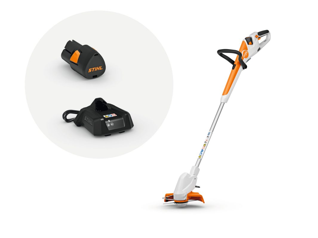 Imagine pentru Pachet motocoasa cu acumulator Stihl FSA 30 cu 1 acumulator AS si incarcator incluse