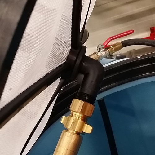 Agitator hidraulic cu sistem de barbotaj 